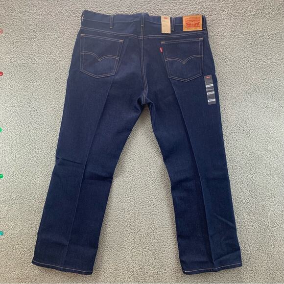 Levi's 517 Bootcut Denim Jeans Men's Blue Dark Wash  NWT  |  Size:  42 x 30 - Picture 3 of 16